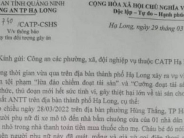 Pháp luật - Truy tìm "nữ quái" giả giao thuốc, lừa cháu bé con lợn đất hơn 14 triệu