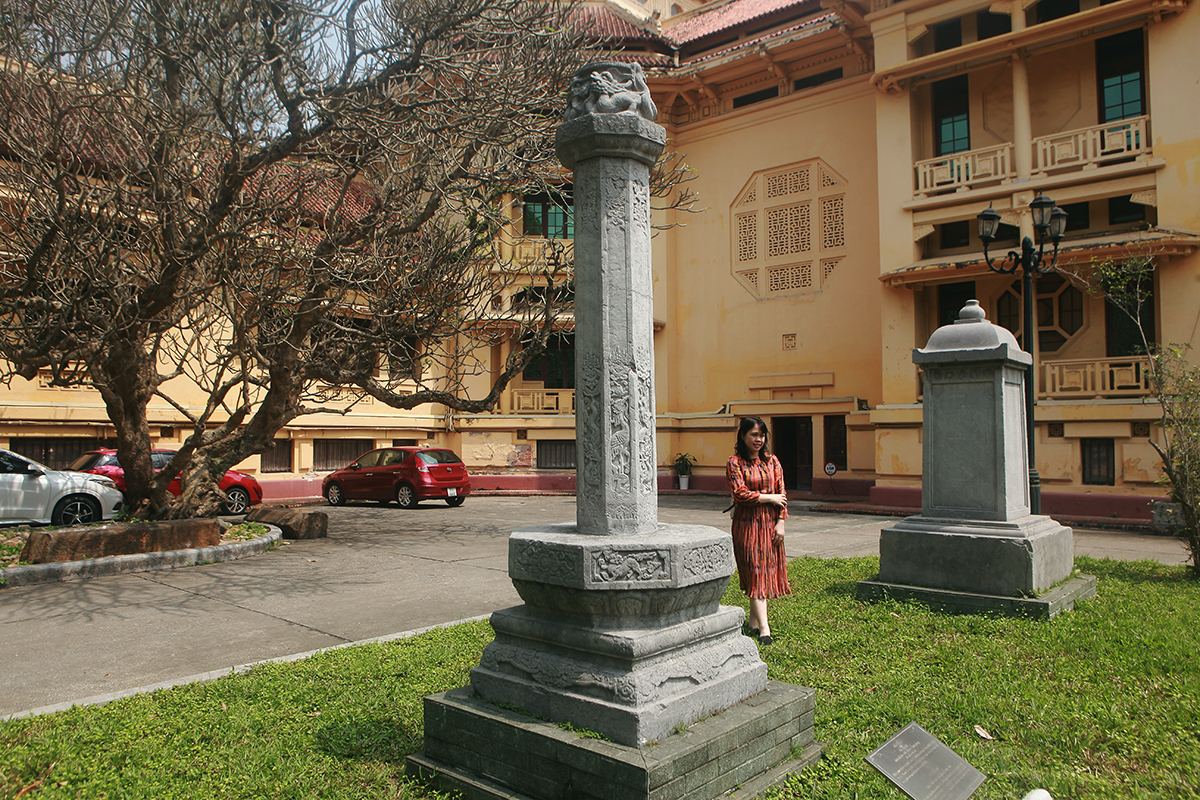 Incense and stone tree of Tu Ky pagoda - a national treasure in the heart of Hanoi - 1