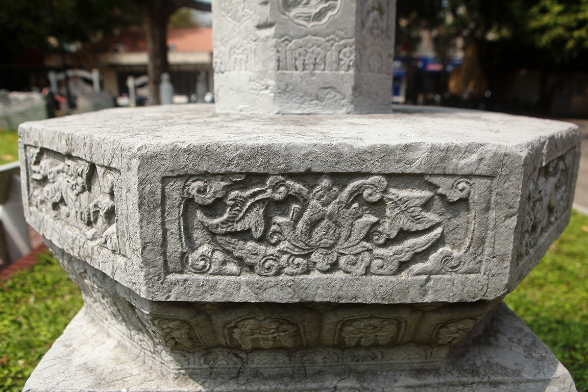 Incense and stone tree of Tu Ky pagoda - a national treasure in the heart of Hanoi - 10