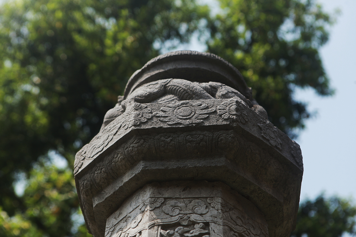 Incense and stone tree of Tu Ky pagoda - a national treasure in the heart of Hanoi - 3