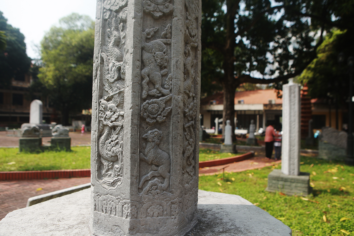 Incense and stone tree of Tu Ky pagoda - a national treasure in the heart of Hanoi - 8