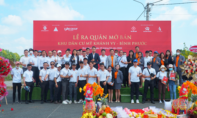Lễ ra mắt&nbsp;mở bán dự án khu dân cư Mỹ Khánh Vy thu hút sự quan tâm của các đại lý và khách hàng.