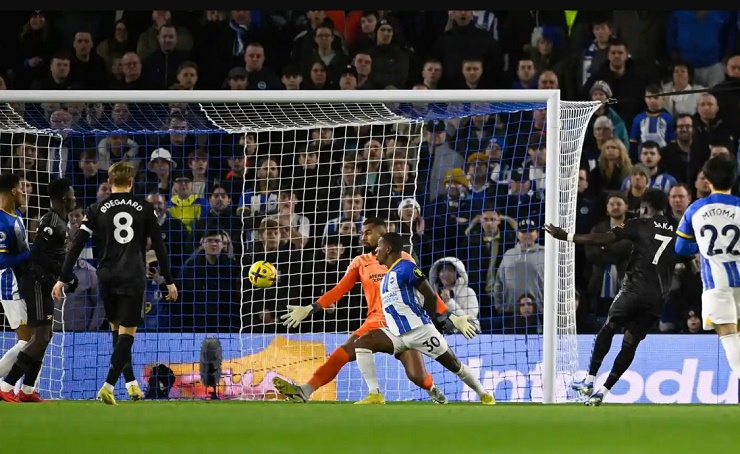 Trực tiếp bóng đá Brighton - Arsenal: Khép lại "cơn mưa" bàn thắng (Ngoại hạng Anh) (Hết giờ) - 9