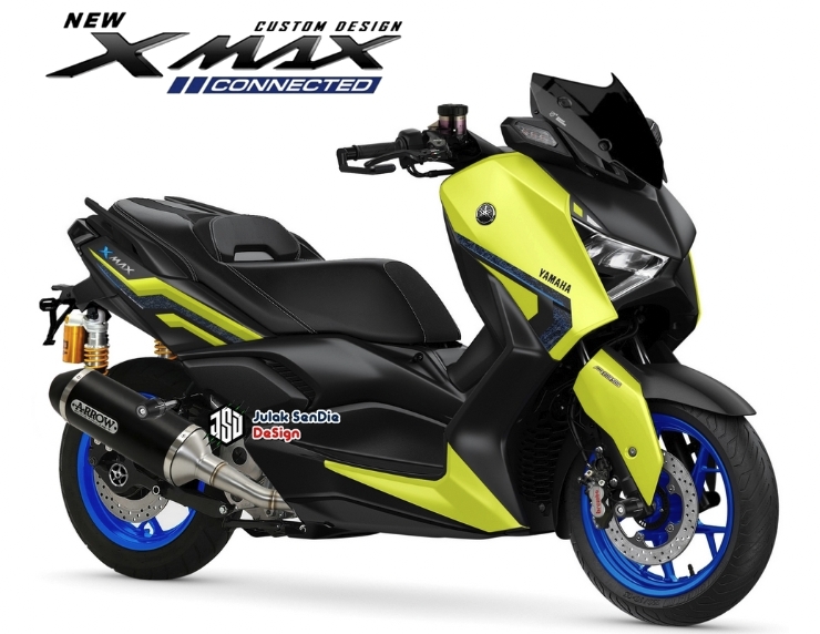 Xuất hiện phiên bản Yamaha XMAX Connected cực xịn xò - 1