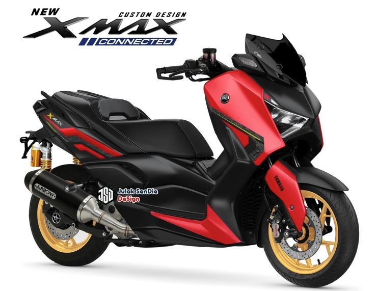 Xuất hiện phiên bản Yamaha XMAX Connected cực xịn xò - 2