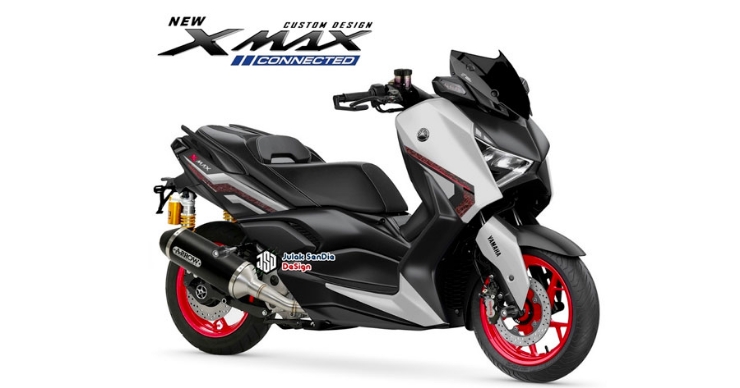 Xuất hiện phiên bản Yamaha XMAX Connected cực xịn xò - 3