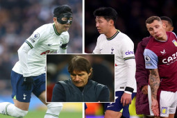Tottenham thua đau: Son Heung min nổi cáu ném mặt nạ, Conte tuyên bố cực phũ