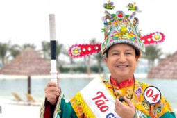 Phim - Lộ ảnh Táo Giao thông Chí Trung đeo sash như thi hoa hậu ở Táo Quân 2023