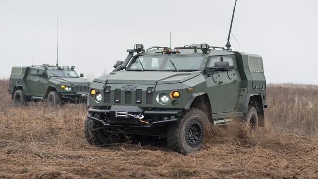 Xe bọc thép Novator 4x4 của Ukraine. Ảnh: Army Technology