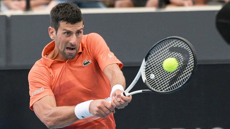 Djokovic đang thi đấu ở giải&nbsp;Adelaide chuẩn bị cho Australian Open 2023