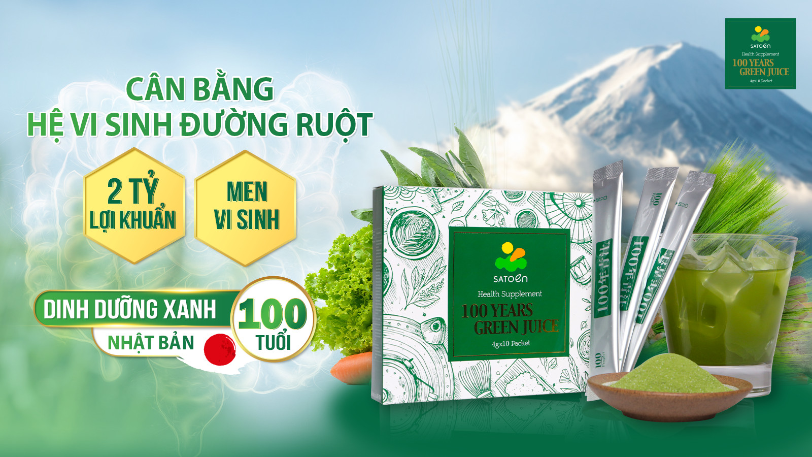 Dinh dưỡng xanh 100 tuổi Nhật Bản - Chăm sóc toàn diện sức khỏe hệ tiêu hoá - 4