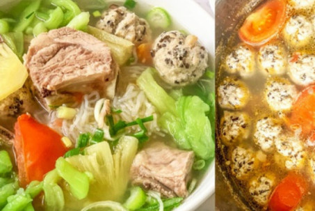 Chỉ 30 phút là xong món bún mọc dọc mùng ngon miệng và giải nhiệt,...