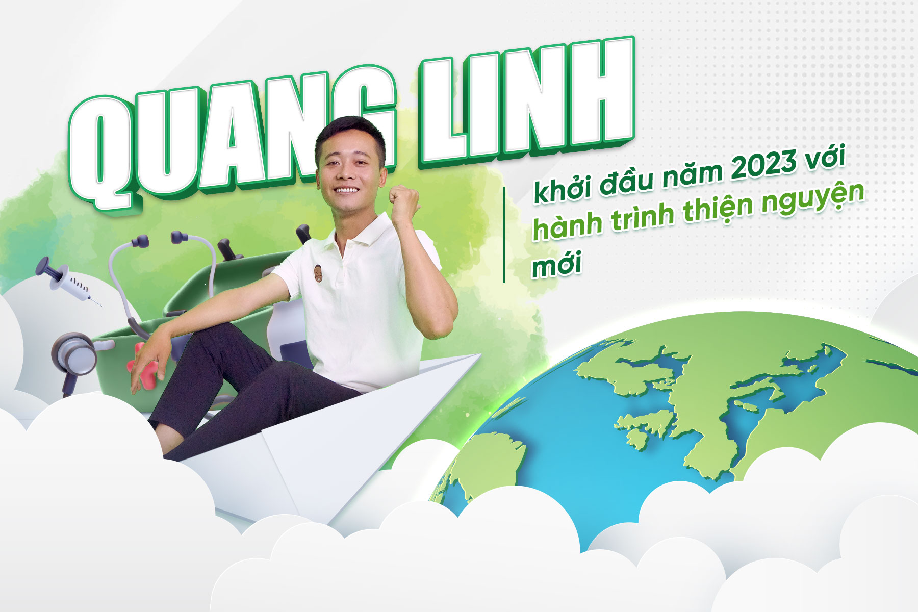 Quang Linh khởi đầu năm 2023 với hành trình thiện nguyện mới - 1
