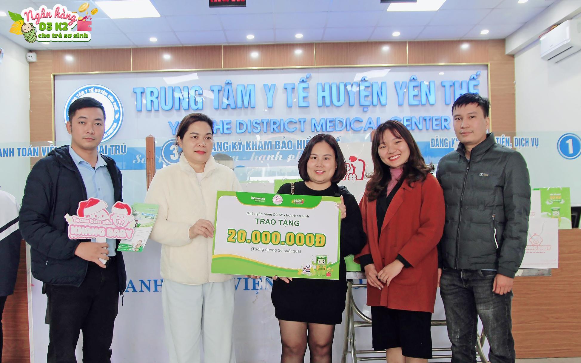 Khang Baby cùng nhãn hàng BioAmicus thực hiện dự án thiện nguyện “Ngân hàng D3K2 cho trẻ sơ sinh”