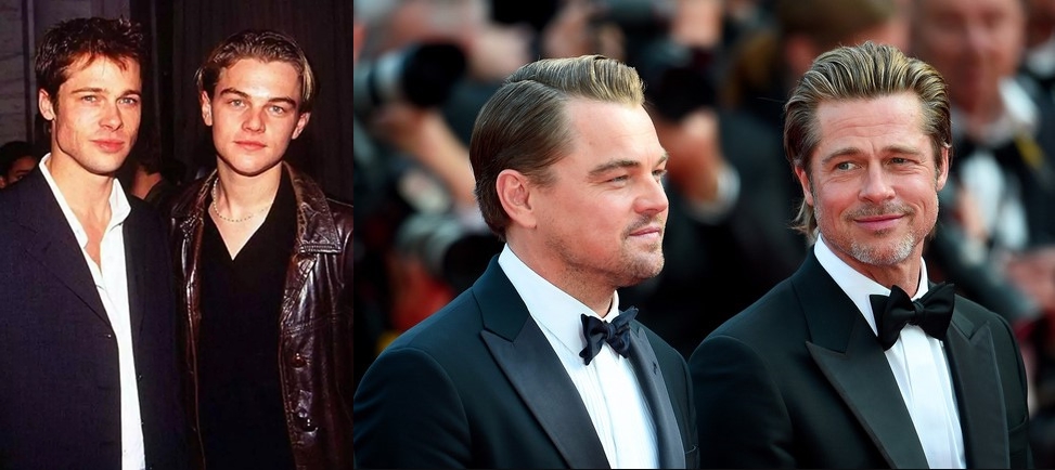 Ngoại hình ở tuổi trung niên của Brad Pitt được đánh giá cao hơn&nbsp;Leonardo Dicaprio.
