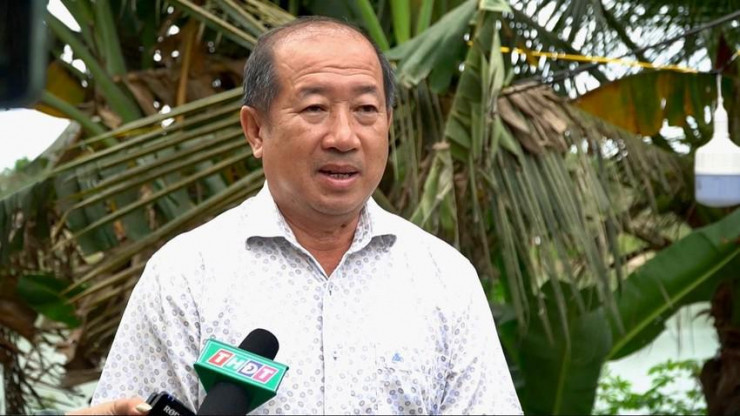 Ông Đoàn Tấn Bửu – Phó chủ tịch UBND tỉnh Đồng Tháp khẳng định không đào nhầm vị trí trụ bê tông