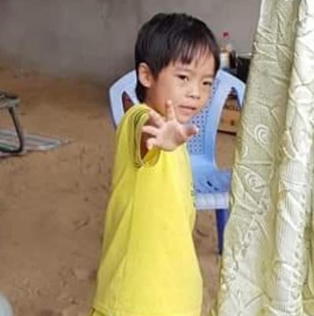 Hình ảnh bé trai Nguyễn Minh Tiến khi chưa đi lạc. (Ảnh: gia đình cung cấp).