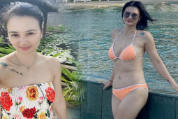 Làm đẹp - Body tuổi 41 siêu gợi cảm của "huyền thoại sắc đẹp bóng chuyền" Kim Huệ