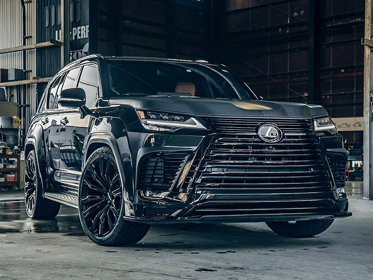 Lexus LX600 ngầu hơn trong gói nâng cấp thân rộng của Liberty Walk - 1