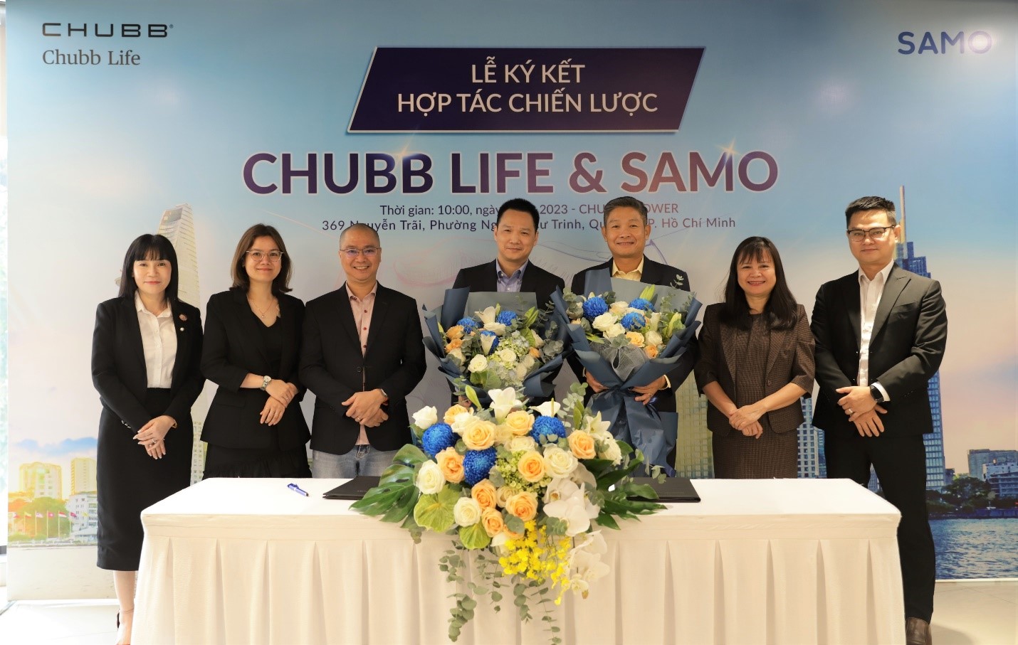 Chubb Life và SAMO chính thức ký hợp đồng hợp tác vào ngày 6/1/2023