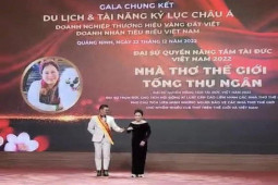 Công ty tổ chức đêm vinh danh ”nhà thơ thế giới” Tống Thu Ngân bị xử lý