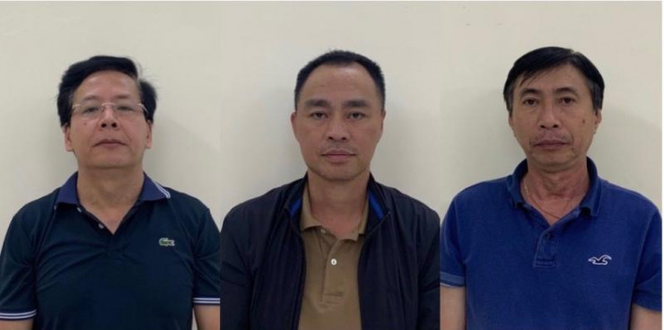 Các đối tượng từ trái qua: Trần Anh Quân, Đặng Trần Khanh, Phạm Đức Ngọc