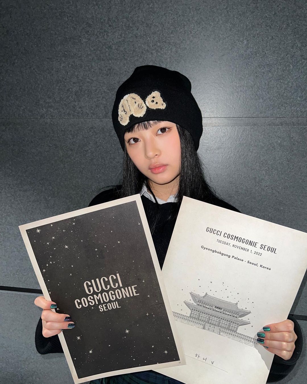Hanni là đại sứ khu vực Hàn Quốc của thương hiệu Gucci.