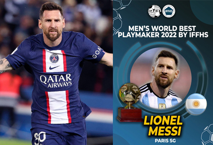 Messi được IFFHS bầu là chuyên gia kiến thiết xuất sắc nhất năm 2022