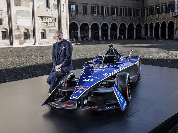 Đây là mẫu xe đua Maserati MSG Racing Gen 3 dành cho giải Formula E - 2