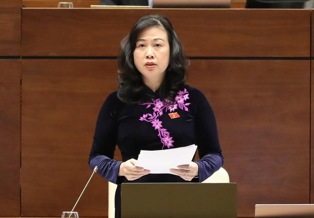 Bộ trưởng Bộ Y tế Đào Hồng Lan. Ảnh Quang Vinh