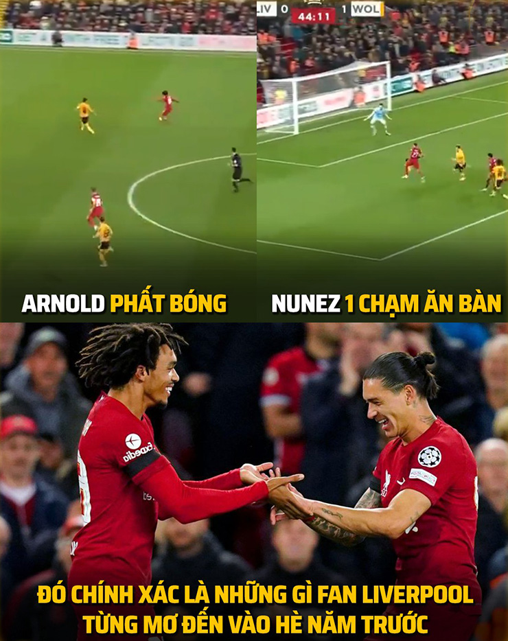 Nunez ghi bàn vẫn không cứu nổi Liverpool.