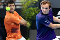 Video tennis Djokovic - Medvedev: Đẳng cấp lên tiếng, hạ màn ”chung kết sớm” (Adelaide Cup)