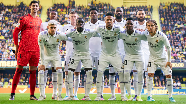 Làm khách của Villarreal, lần đầu tiên trong lịch sử 11 cầu thủ Real Madrid đá chính ở La Liga đều là người ngoại quốc