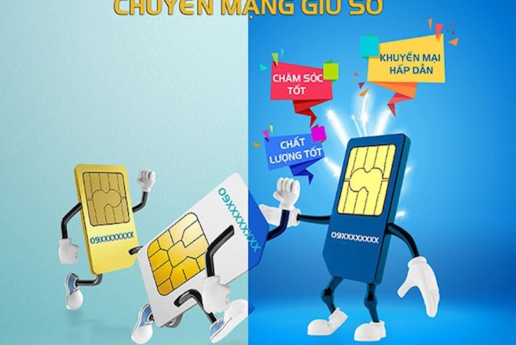 Hướng dẫn chuyển mạng giữ số giữa Mobi, Vina, Viettel và các nhà mạng khác