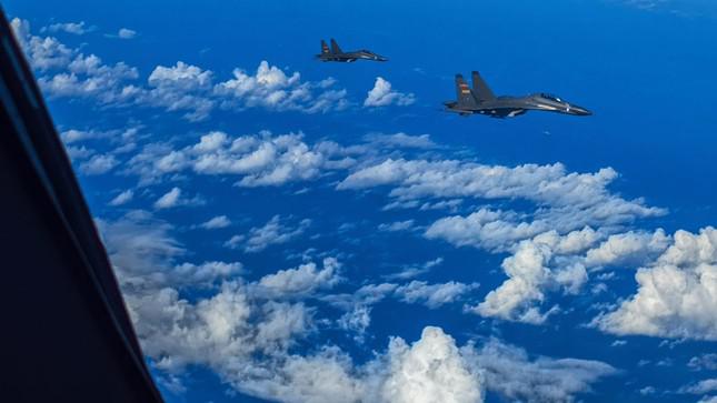 Các máy bay Trung Quốc trong một đợt tập trận ở khu vực đảo Đài Loan của nước này
