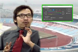 Đời sống Showbiz - Giáo sư Xoay "gây sốt" với câu nói về mặt cỏ sân Mỹ Đình: "Thêm filter cho xanh"