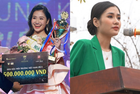 Hình ảnh bất ngờ của mỹ nhân 19 tuổi sau 8 tháng đăng quang “Hoa hậu Môi Trường Việt Nam”