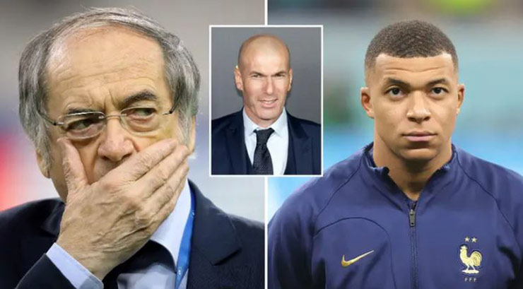 Chủ tịch LĐBĐ Pháp, ông Noel Le Graet xúc phạm Zidane khiến Mbappe bất bình