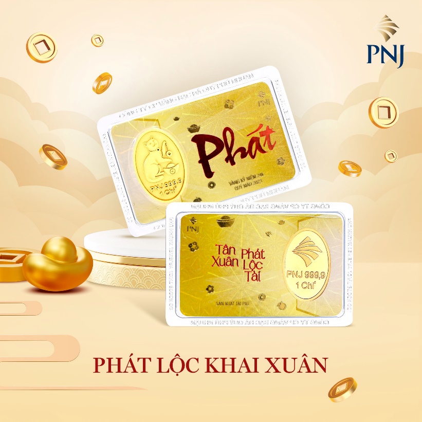 Lì xì bằng Vàng mang nhiều may mắn, tốt lành