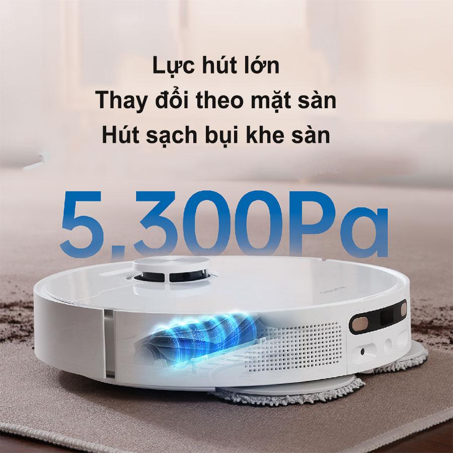 Dreame L10S Ultra sở hữu lực hút mạnh mẽ