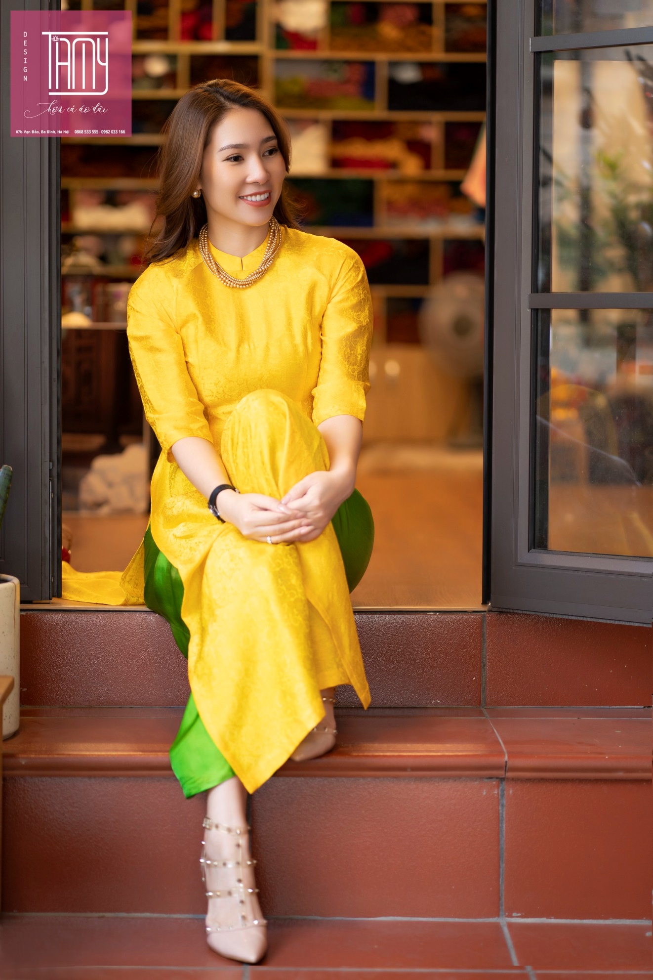 Xu hướng áo dài Tết 2023 độc lạ chỉ có ở Áo dài cách tân TAMY - 5