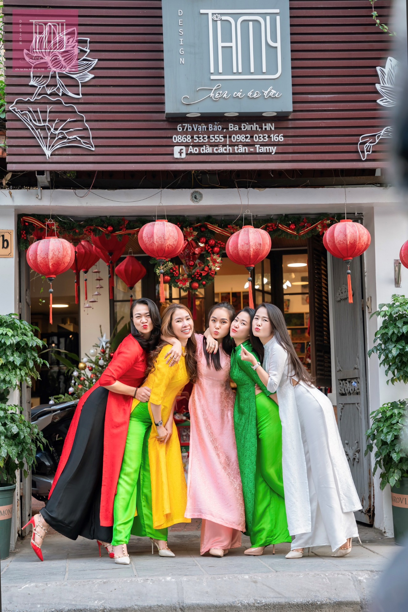 Xu hướng áo dài Tết 2023 độc lạ chỉ có ở Áo dài cách tân TAMY - 6