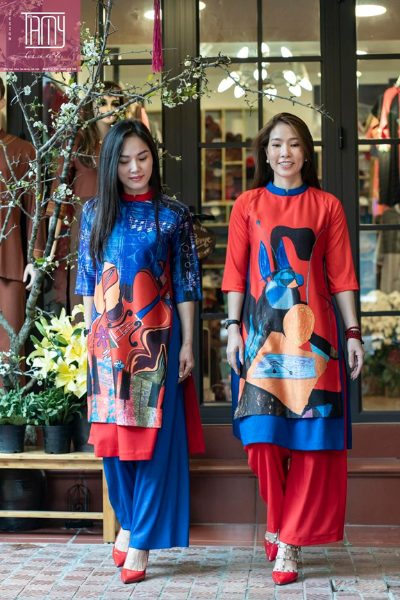 Xu hướng áo dài Tết 2023 độc lạ chỉ có ở Áo dài cách tân TAMY - 2