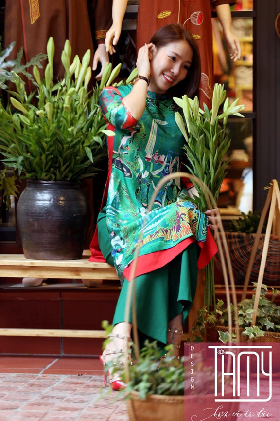 Xu hướng áo dài Tết 2023 độc lạ chỉ có ở Áo dài cách tân TAMY - 4