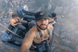 Phi thường - kỳ quặc - Leo lên nóc nhà chọc trời đang xây cao thứ 2 thế giới để quay YouTube, nhóm thanh niên lãnh hậu quả