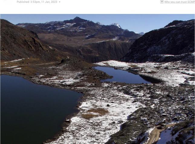 Một khu vực núi non thuộc bang Arunachal Pradesh của Ấn Độ, gần biên giới Trung Quốc. (Ảnh: AP)