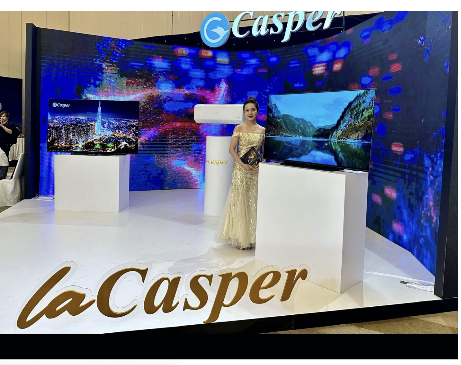 Không gian trải nghiệm của Casper Việt Nam tại Tech Expo 2023.
