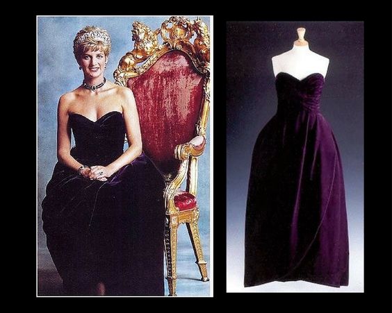 Chiếc váy nhung huyền thoại của Công nương Diana được đấu giá - 1
