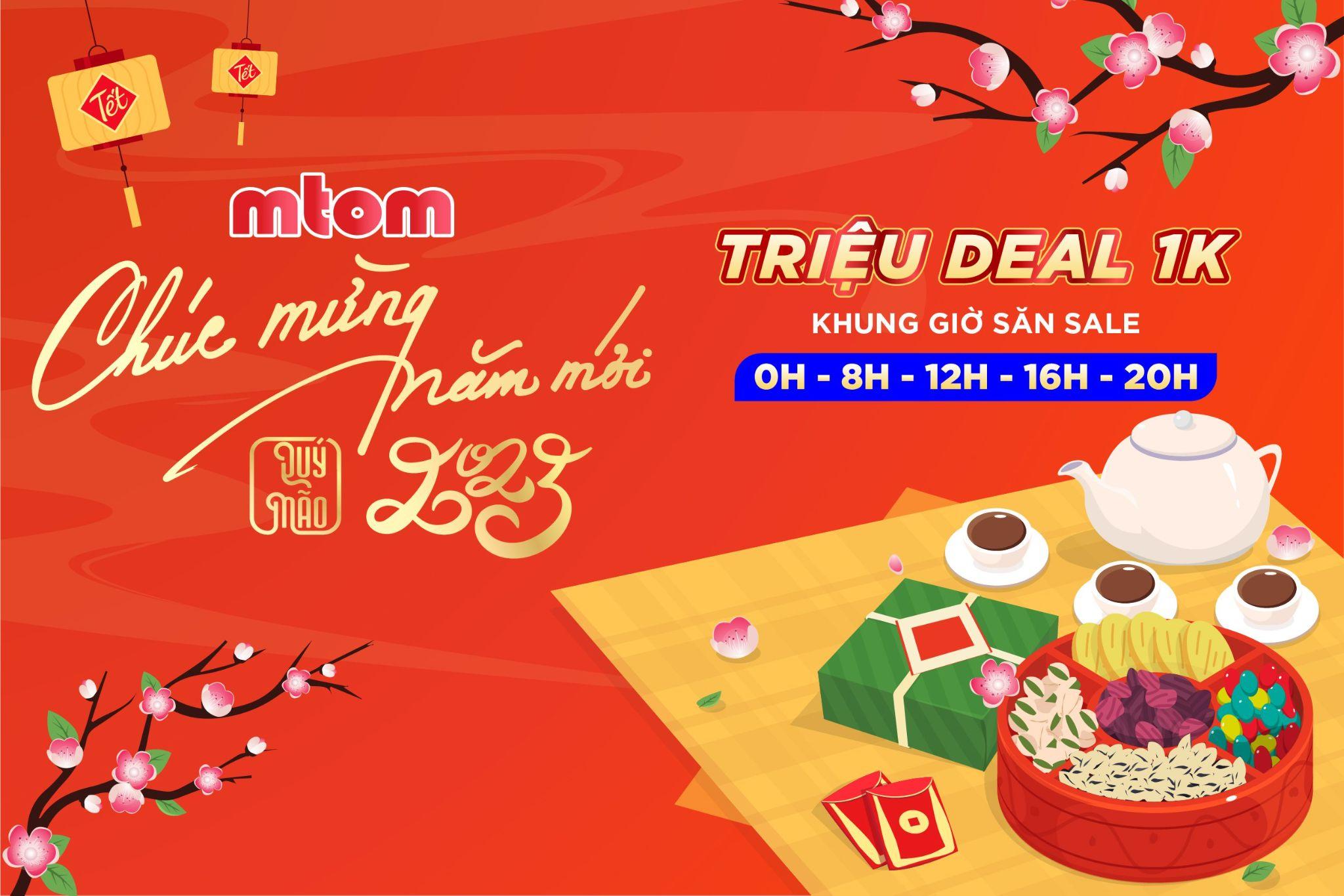 Sàn MTOM tung triệu deal 1K chào đón Tết Quý Mão - 1