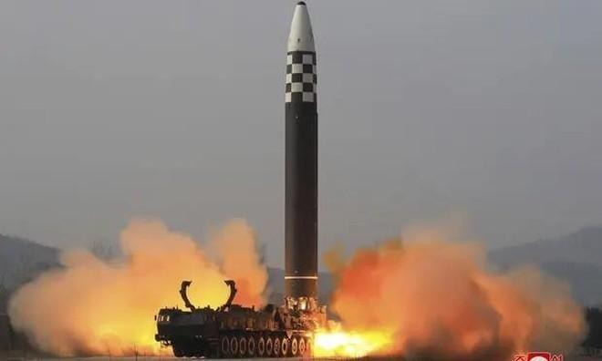 Một vụ phóng tên lửa của Triều Tiên. Ảnh minh họa